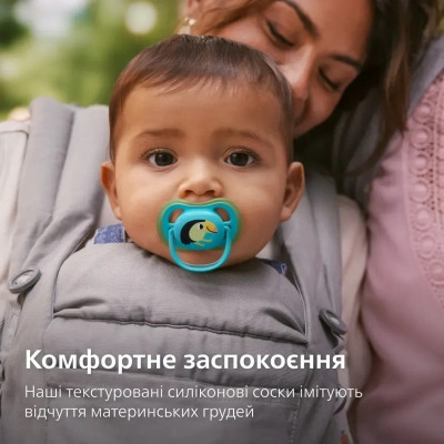 Пустушка Philips AVENT Ultra Air 6-18 місяців 2 шт, зелено-блакитна (SCF087/11) Вінниця - фото 7