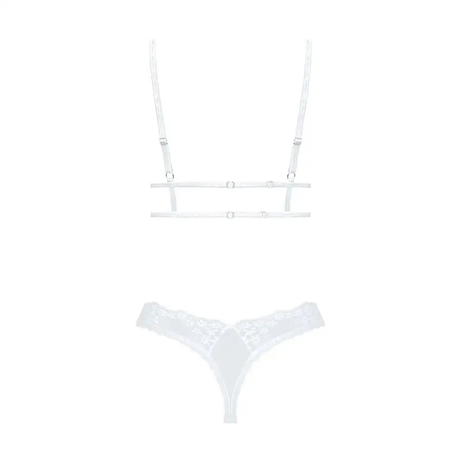 Еротичний комплект Obsessive Heavenlly 2-pcs set M/L, бюстгальтер і танга Львів - фото 4