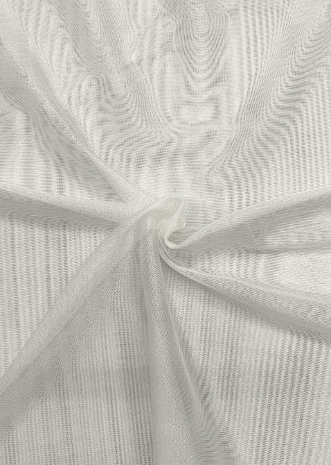 Тюль VR-Textil 1203т Snow Нейлон однотонний Кремовий 300х250 см (43-018) Киев - изображение 6