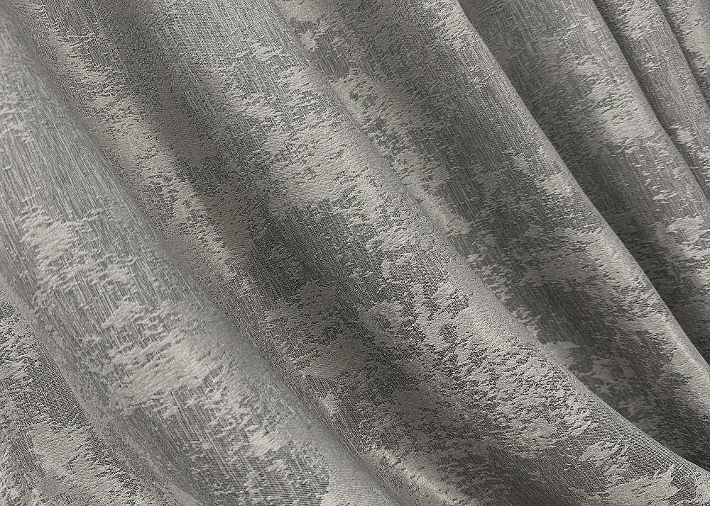 Комплект готових штор VR-Textil Жакард Sultan XO № 1125ш Сірий 150х270 см 2 шт (30-926) Київ - фото 6