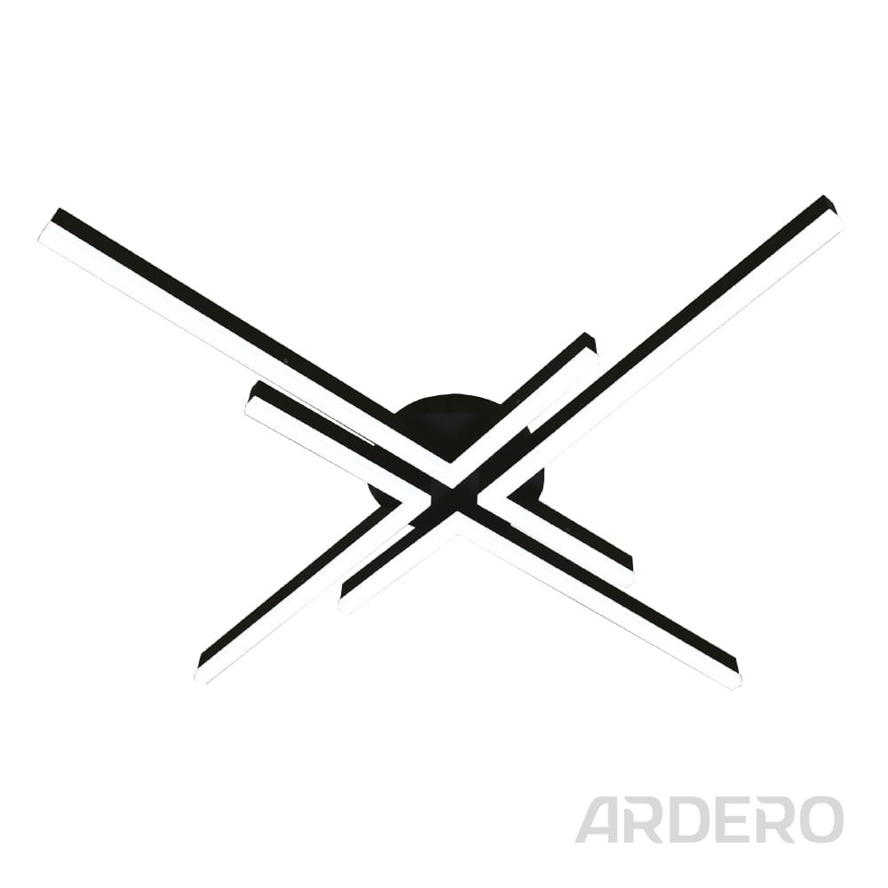 Світлодіодний накладний світильник Ardero AL6106-1ARD PHOENIX 50Вт чорний Харків - фото 2
