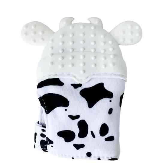 Прорізувач-рукавичка "Корівка" MGZ-0405(White) на липучці Вінниця