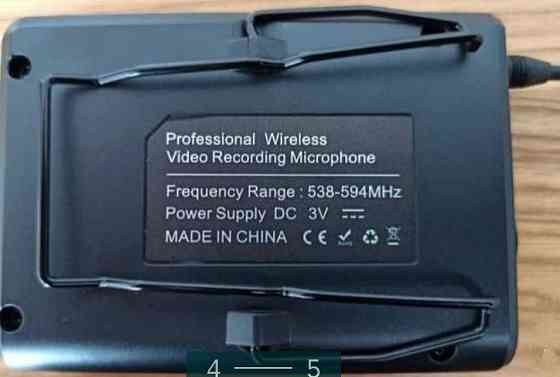 Профессиональный безпроводной петличный Микрофон 100метр. Киев