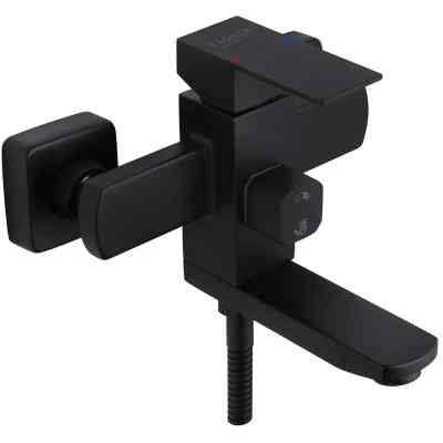 Душовий гарнітур Kroner Edelstahl Kubus - SCH060 + змішувач Edelstahl Kubus - SCH010 + штанга для душу Edelstahl Kubus - (CVS30161) Вінниця