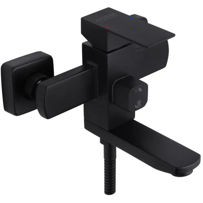 Душовий гарнітур Kroner Edelstahl Kubus - SCH060 + змішувач Edelstahl Kubus - SCH010 + штанга для душу Edelstahl Kubus - (CVS30161) Вінниця - фото 2