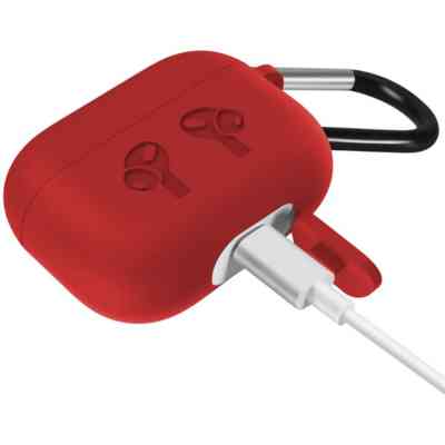 Чехол BeCover Silicon Protection для Apple AirPods Pro Red (704503) Винница