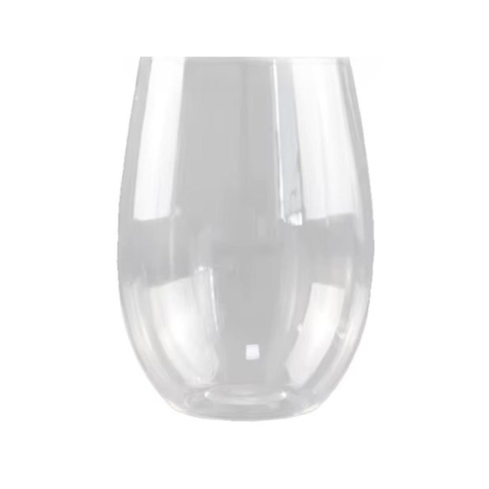 Набор пластиковых стаканов объём 350 мл - 6 шт для напитков праздничные,прочные,прозрачные для вечеринок Каменец-Подольский - изображение 2