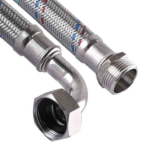 Шланг антивибрационный угловой LG32 1″ НВ 0,5м HS3002 (000012122) Киев