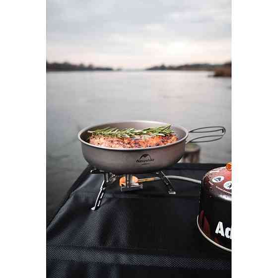 Сковорода титанова з розкладною ручкою Naturehike NH18T010-A (17 см) Вінниця