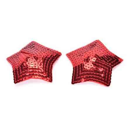 Наклейки на груди зірочки червоні 7см Київ