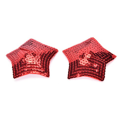 Наклейки на груди зірочки червоні 7см Київ - фото 3