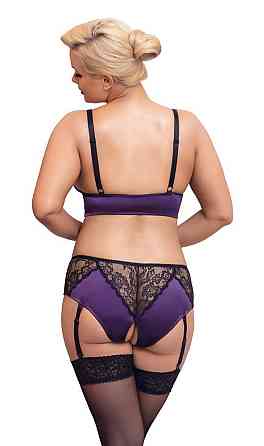 Еротичний комплект BH Set purple/black XL Sex Aura Київ