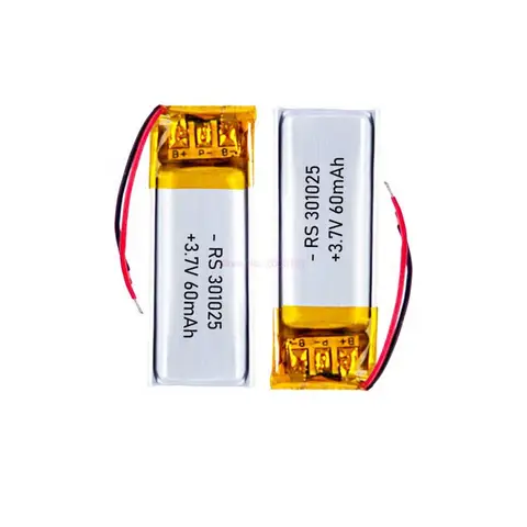 Аккумулятор 3.7В 60мАч с защитой для MP3 и Bluetooth наушников Киев