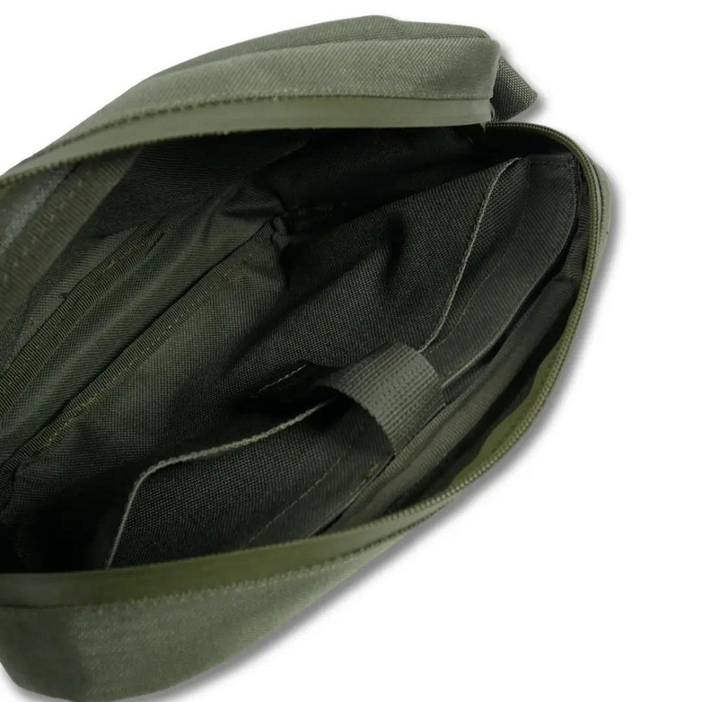 Сумка-напашник M Kiborg GU Cordura Khaki. Сумка напашник олива, хаки с велкро панелью Киев - изображение 5