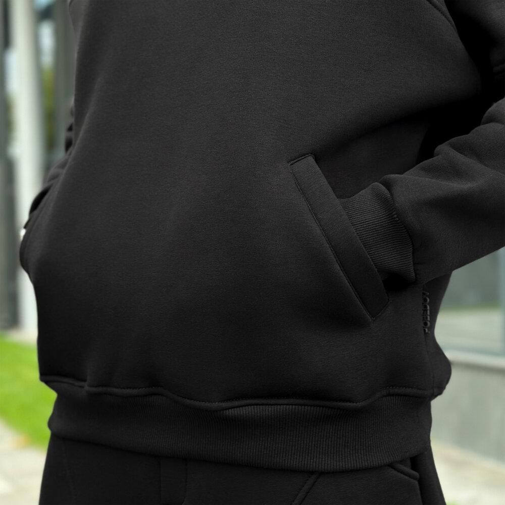 Спортивний костюм зимовий чоловічий чорний Pobedov Grand ЗИМА Київ - фото 7