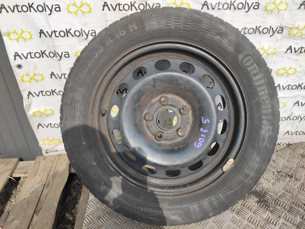 Диск металевий з шиною 205/55 R16 VW Caddy 2004-2015 Ковель - изображение 1