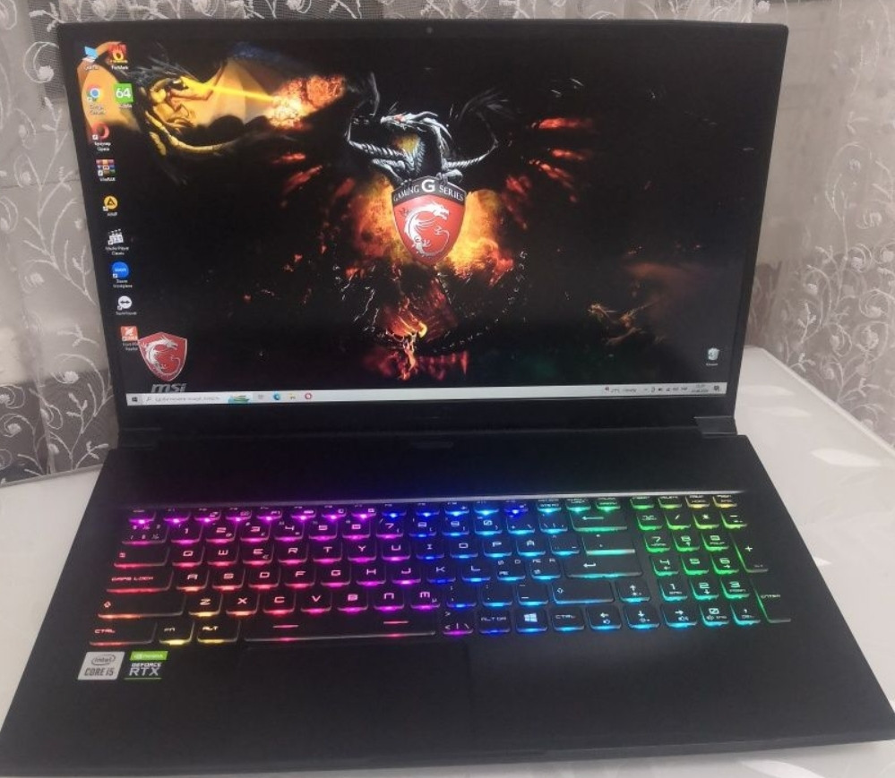 Ноутбук Ігровий: MSI 17.3" 144Hz. RTX3060 / i5-10500H x 12SPU/ RAM16GB/ SSD. Идеал! Київ - фото 4