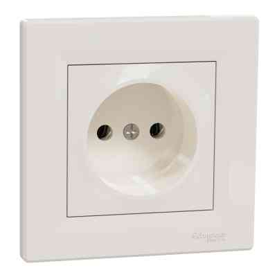 Розетка Schneider Electric ASFORA без заземлення крем (EPH3000123) Вінниця