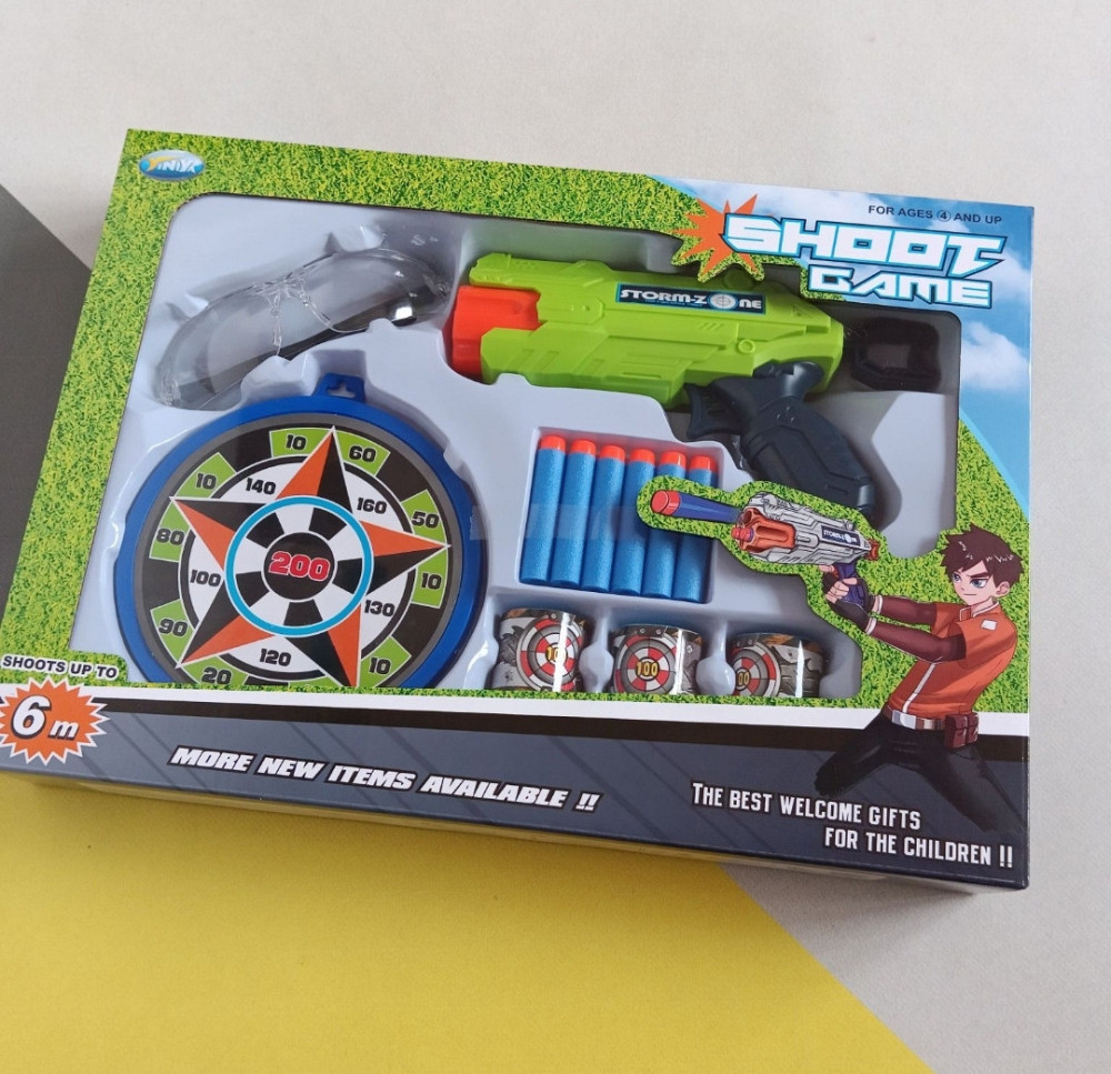 Пистолет бластер на паралонных патронах игрушка Киев - изображение 1