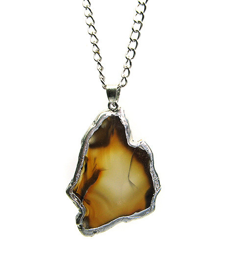 Кулон большой из натурального сердолика Киев - изображение 1