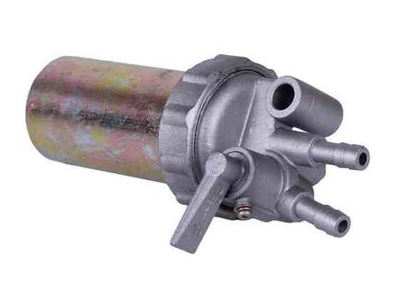 Кран топливный (железный стакан)  Зубр   на дизельный двигатель 195N Мукачево