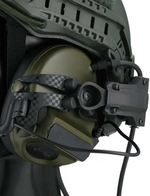 Крепления чебурашка для наушников Peltor и Sordin на шлем (Черный) Винница - изображение 9