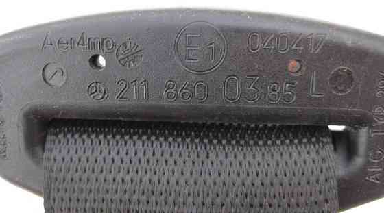 Mercedes-Benz  A2118600385 Ремінь безпеки задній лівий чорний E-Class W211 Одеса