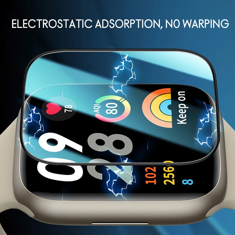 Защитная силиконовая пленка для смарт-часов Dazzling Xiaomi Redmi Watch 4 3D (Прозрачная) Миколаїв - фото 4