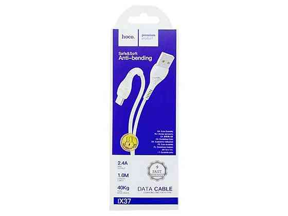 Кабель microUSB X37 2,4А 1м ТМ Hoco Київ