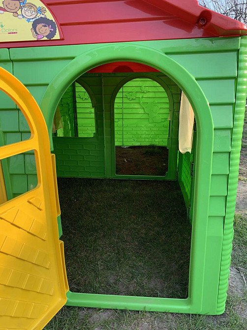 Дитячий ігровий пластиковий будиночок зі шторками Doloni великий, для дітей Київ - фото 4
