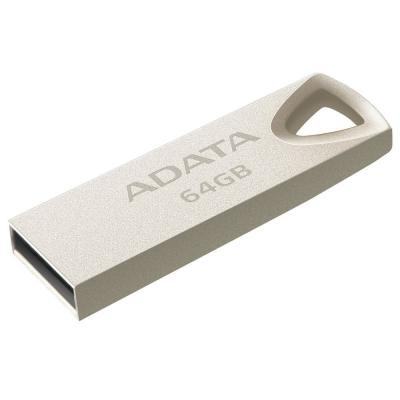 USB флеш накопичувач ADATA 64GB UV210 Metal Silver USB 2.0 (AUV210-64G-RGD) Вінниця - фото 2