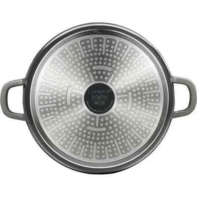 Кастрюля Bergner Excalibur з кришкою Сіра 2,2 л (BG-36100-GY) Винница