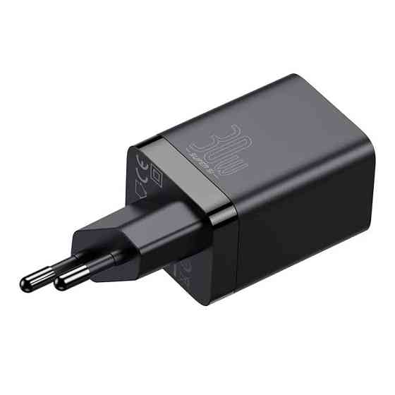 Сетевое зарядное устройство для Baseus Super Si Pro Quick Charger Type-C+USB 30W черный Львов