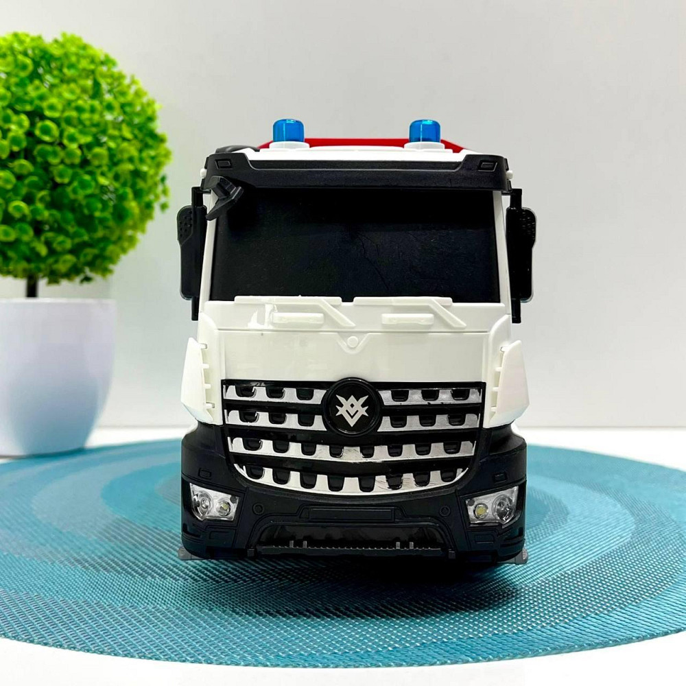 Машинка самоскид на радіокеруванні акумулятор підсвічування рухомі деталі Червона (YJ-114-2-116-1) Чернігів - фото 8