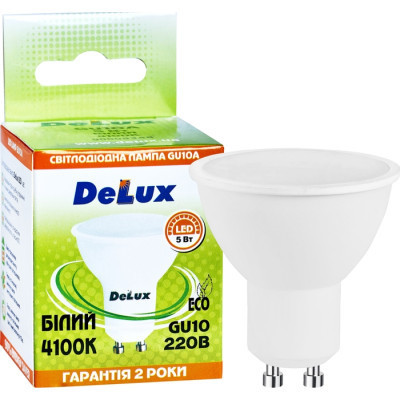 Лампочка Delux GU10A 5Вт 4100K (90011747) Винница - изображение 2