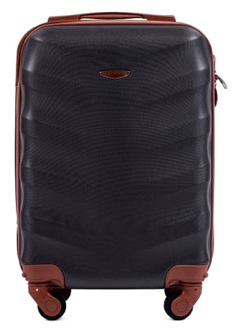 Чемодан пластиковый WINGS 402 микро Черный Киев - изображение 1