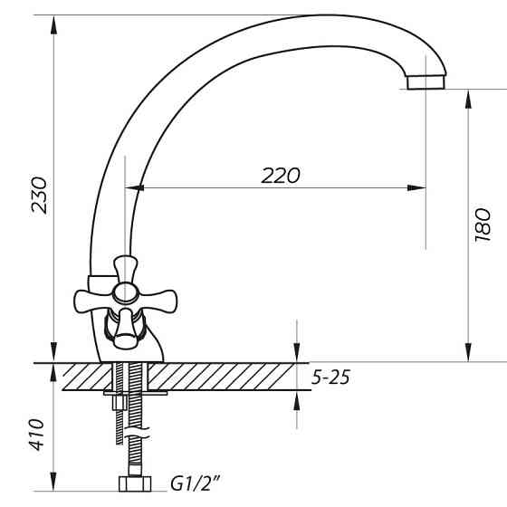 Кухонный смеситель Zerix TMB 722 ZX3061 Харьков