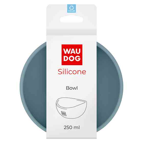 Миска WAUDOG Silicone, 250 мл сірий Київ