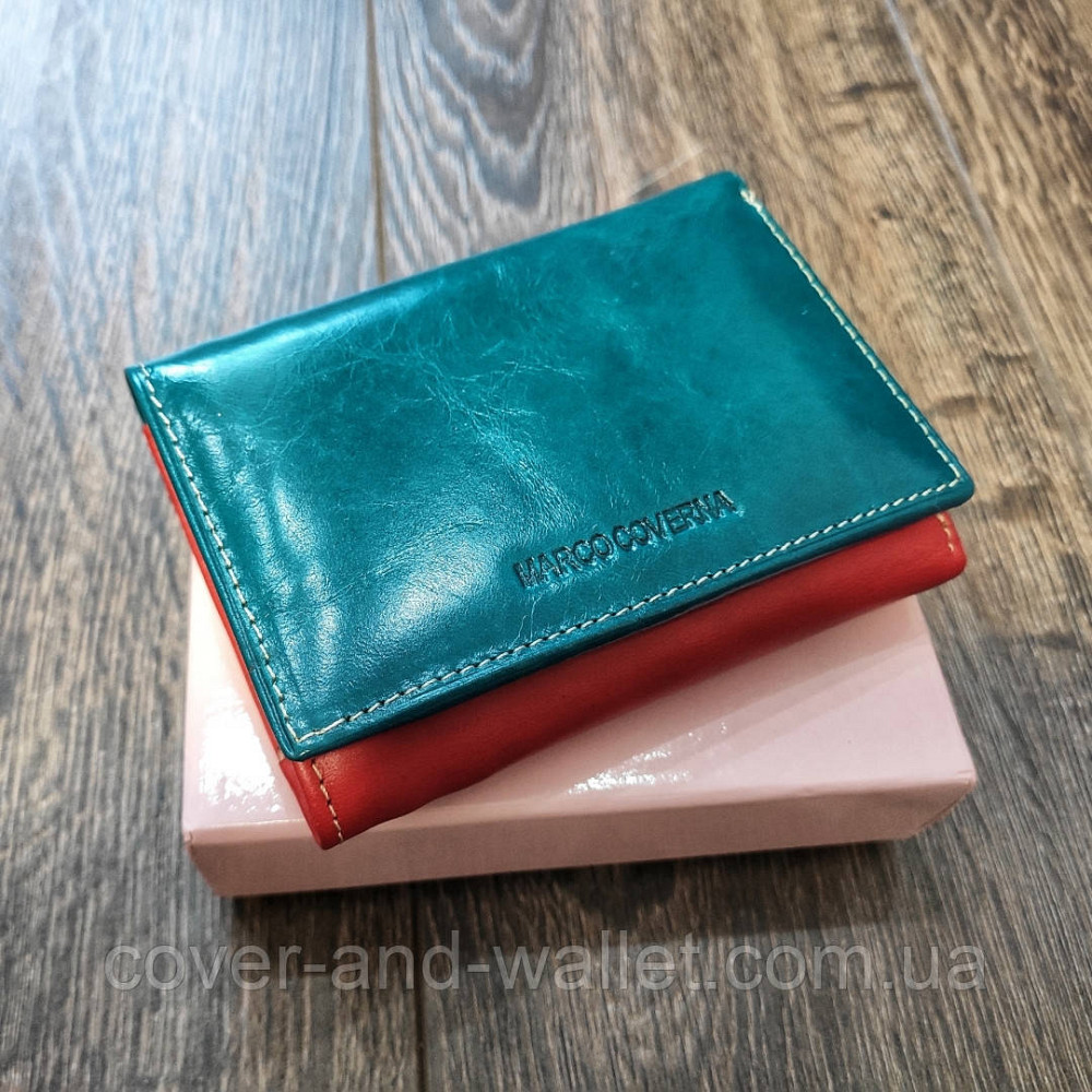 Бірюзовий маленький жіночий гаманець на магнітах Marco Coverna MC 2-2068 Київ - фото 1