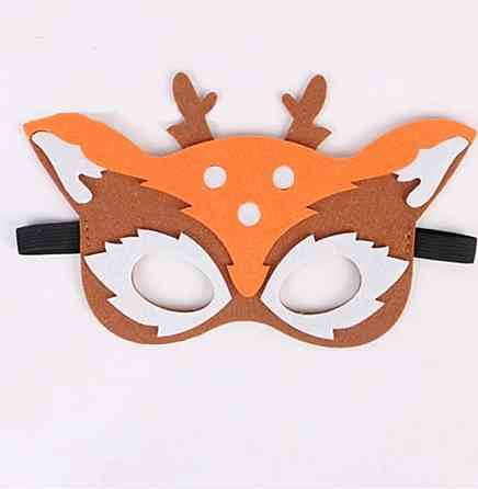 Детская маска на лицо Олень one size разноцветный Киев