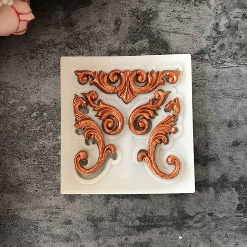 Молд силиконовый Абстракция 56 мм серый Киев - изображение 1