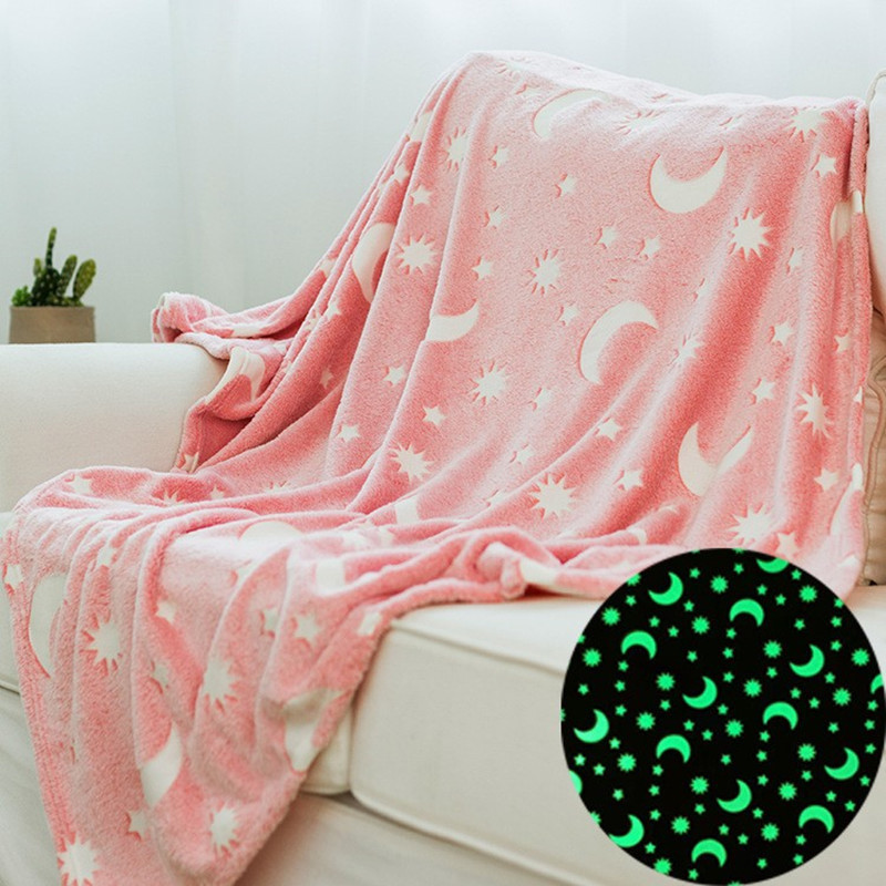 Із зірками Blanket kids Magic Star 150х100 см, Плед покривало що світиться в темряві KR-15 Київ - фото 9