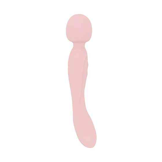 Вібромасажер Good Vibes Only - SIMI Double-Sided Wand Vibrator Soft Silicone - Pink Sex Aura Київ