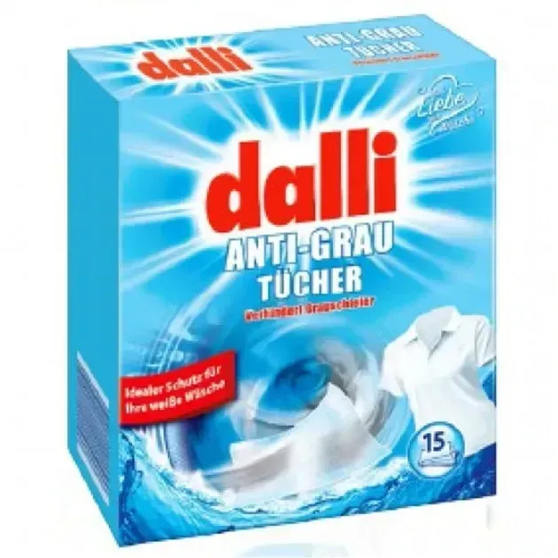 Салфетки для стирки Dalli White 15 шт Львов - изображение 1