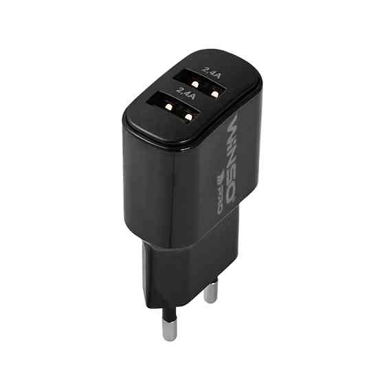 Сетевое зарядное устройство Winso Pro 12W 2xUSB-A черный Львов