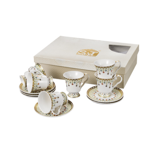 Сервіз кавовий Золота соната 12 предметів (ч.90мл + блюдце) 032-12-90 S&T Житомир - изображение 1