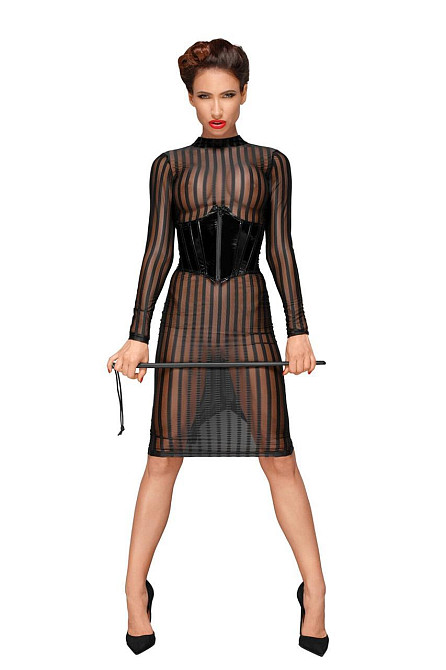 Сукня з мокрим ефектом Noir Handmade F182 Classic dress made of elastic tulle, L Sex Aura Київ - фото 5