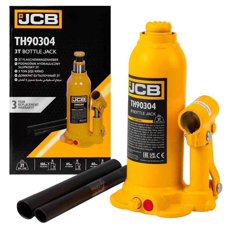 Домкрат бутылочный 3т JCB Tools JCB-TH90304 Одесса - изображение 1