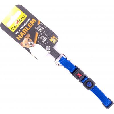 Нашийник для тварин GimDog Harlem нейлон 20-30 см/10 мм блакитний (8009632058580) Вінниця - фото 1