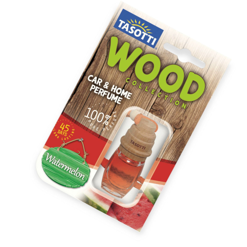 Ароматизатор на зеркало жидкий 7мл tasotti wood бут.+корок 